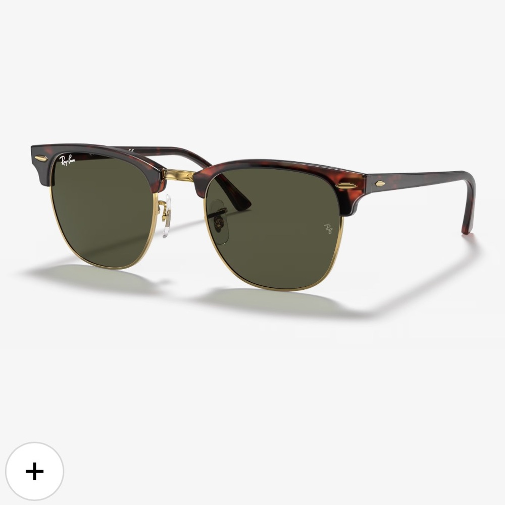 Ray-Ban Classic Black and Gold Sunglasses - Picture 8 of 10
